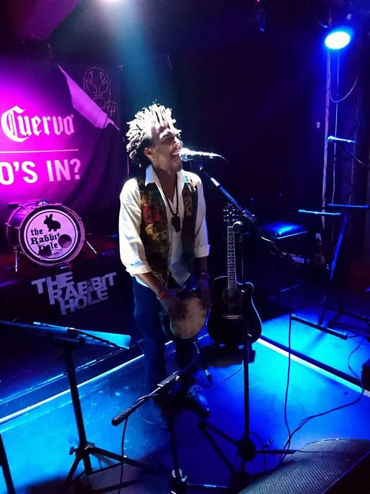 Julian solo performing